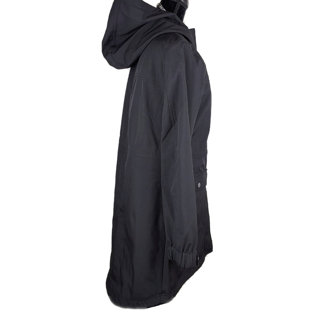 DKNY Womens Water Resistant Hooded Adjustable Waist Long Lined Parka NWT - Picture 12 of 13
